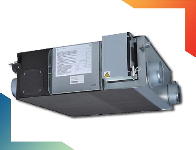 lossnay heat recovery unit framed -